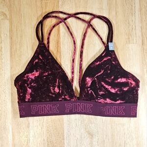 New✨️ Velvet Burgandy Bralette